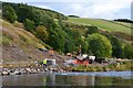 NT3039 : Road works at Dirtpot Corner, Cardrona (2) by Jim Barton