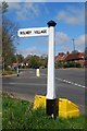 TQ2623 : Old Direction Sign - Signpost by London Road, Bolney Parish by Milestone Society