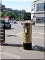 NT2573 : Chris Hoy's Gold Postbox on Hanover Street by David Dixon