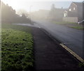 ST3090 : Into the fog, Rowan Way, Malpas, Newport by Jaggery