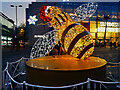 SJ8398 : Christmas Bee in Exchange Square by David Dixon