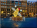 SJ8398 : Exchange Square, Christmas Bee outside the Corn Exchange by David Dixon