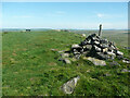 SD9919 : Cairn at the Manshead End viewpoint, Ripponnden by Humphrey Bolton