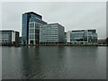 J3474 : Office blocks on the west bank of the Lagan by Christine Johnstone