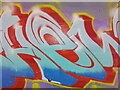 SE3118 : Horbury Underpass of Graffiti by Phillip De-Vere