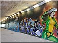 SE3118 : Horbury Underpass of Graffiti by Phillip De-Vere