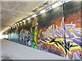 SE3118 : Horbury Underpass of Graffiti by Phillip De-Vere