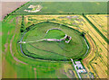 NJ1867 : Duffus Castle by Anne Burgess