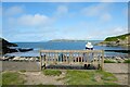 SN0140 : Enjoying the view at Cwm-yr-Eglwys by Jeff Buck