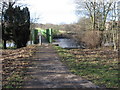 NS6860 : Clyde Walkway crosses the Clyde at Green Bridge by Chris Wimbush