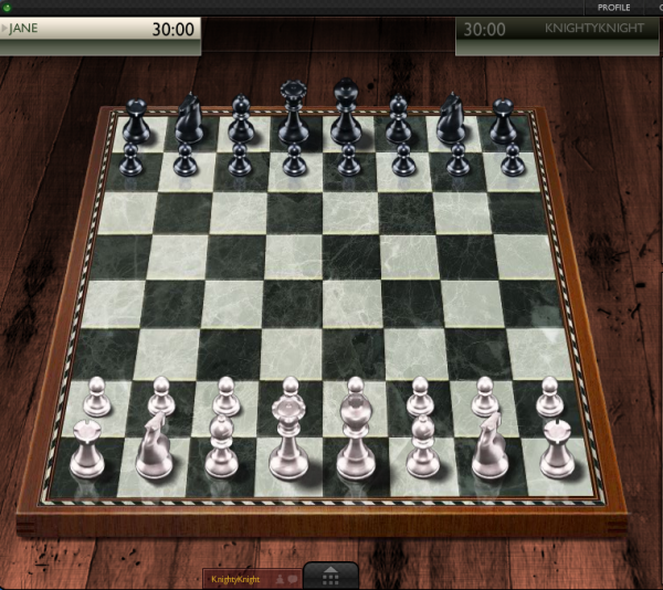 ChessJam's 3D chess board and pieces