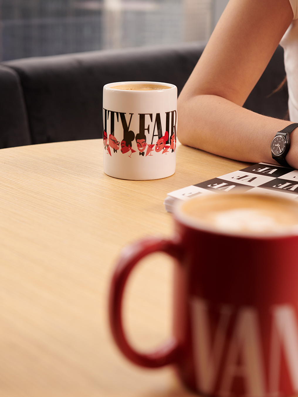 The VF Printed Mug in White