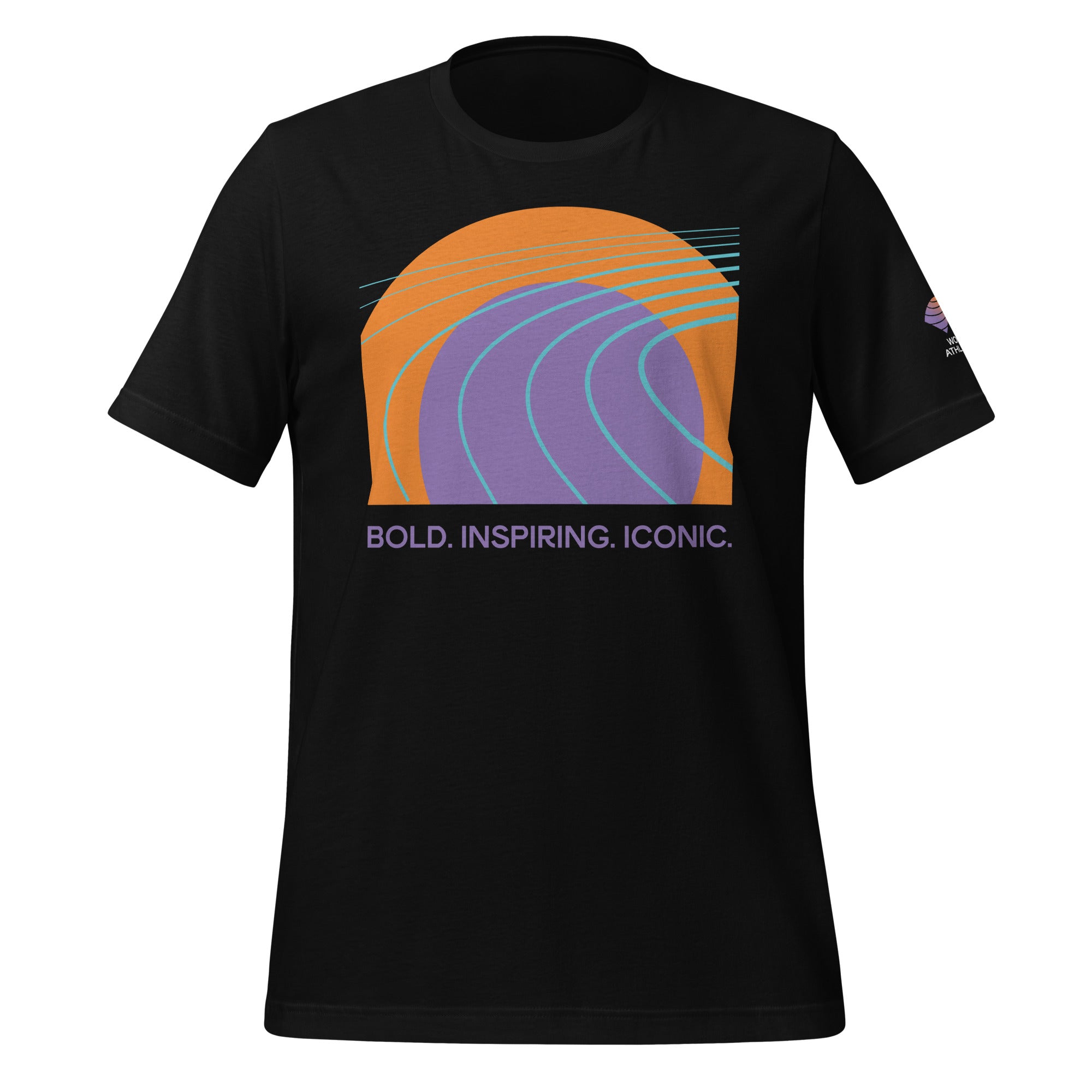 BOLD.INSPIRING.ICONIC Black Unisex T-Shirt