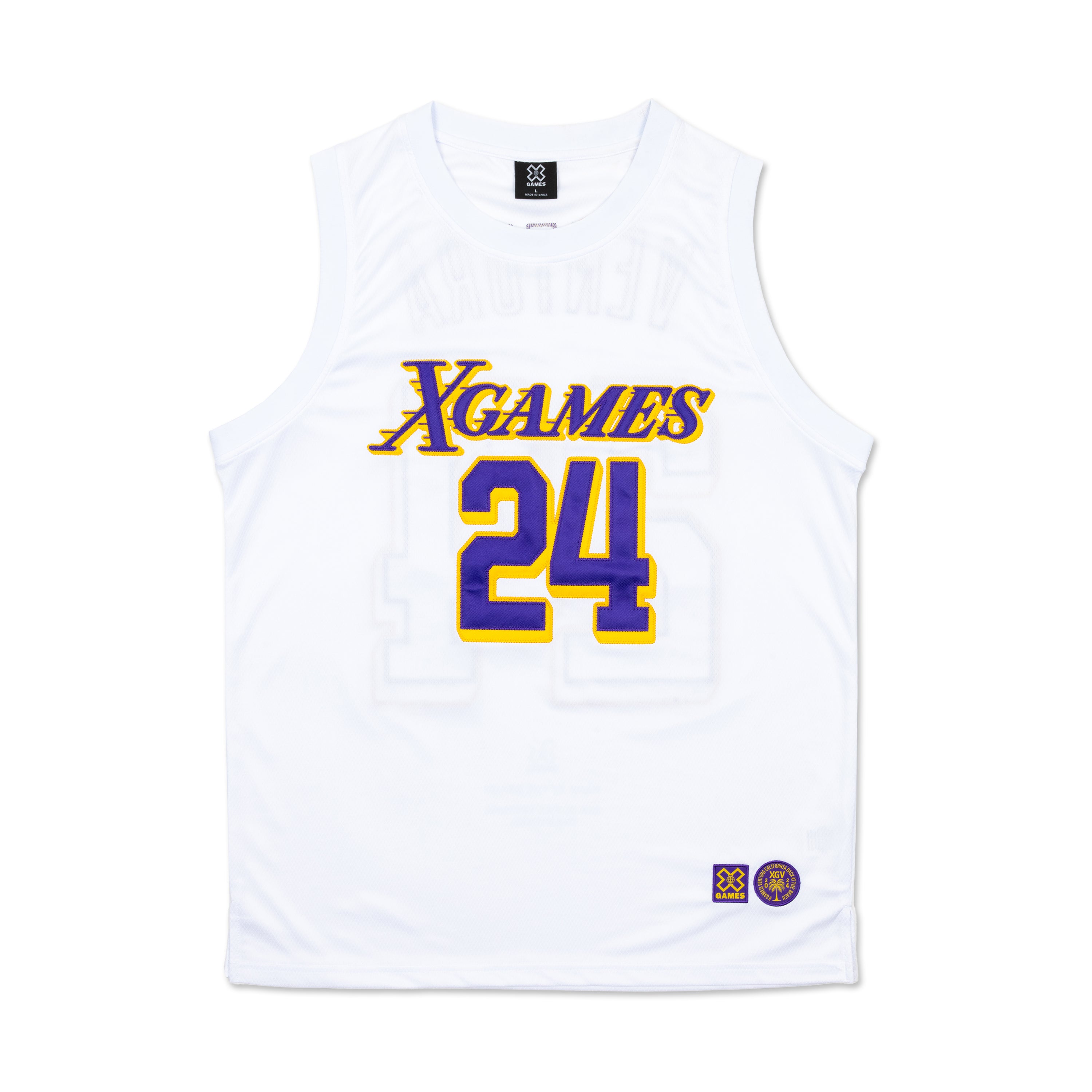 VENTURA 2024 YELLOW/PURPLE BASKETBALL JERSEY