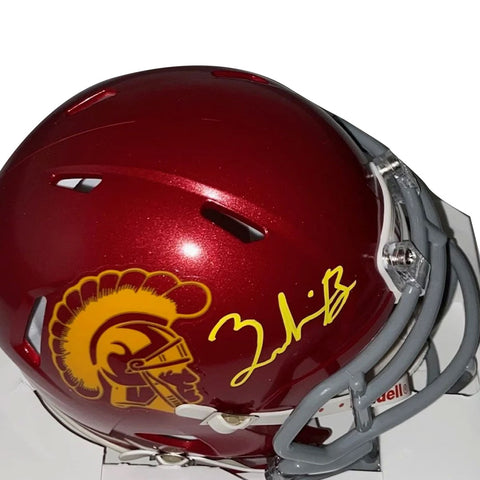 Zachariah Branch Autographed USC Mini Helmet