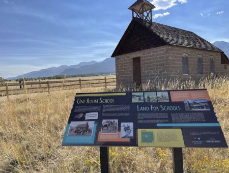 Maxwell Schoolhouse historic site in Buena Vista.