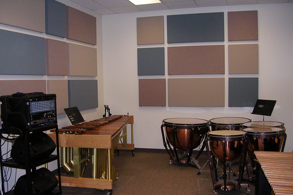 Percussion Wing room pictured