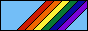 diagonal six color rainbow.