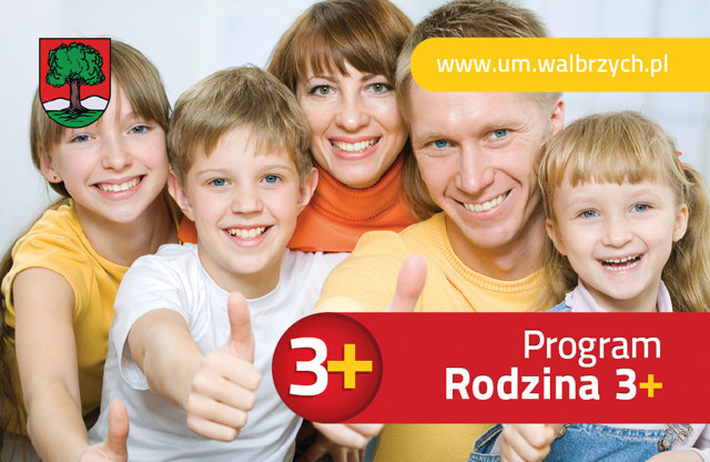 plakat program rodzina 3+