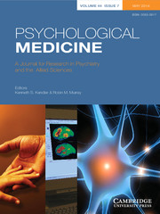 Psychological Medicine Volume 44 - Issue 7 -