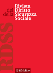 Copertina del fascicolo 4/2024 from journal Rivista del Diritto della Sicurezza Sociale