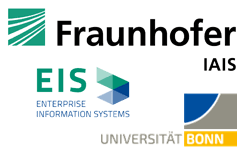 Logos of IAIS, EIS and Uni Bonn