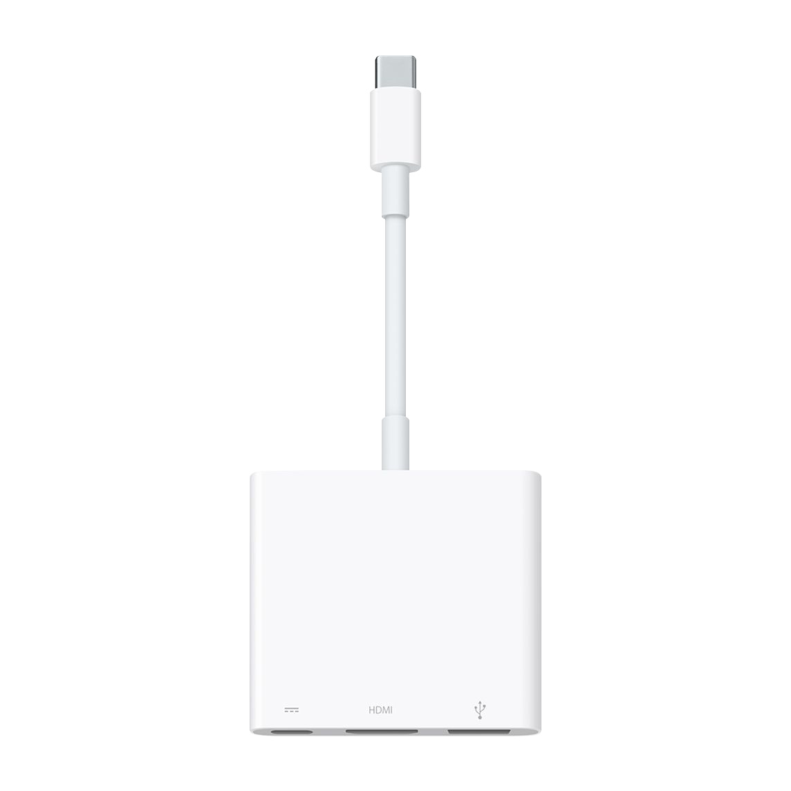 Víceportovým digitálním AV adaptérem připojíš Mac nebo iPad s USB‑C portem k HDMI displeji. Navíc k adaptéru můžeš připojit standardní USB zařízení a USB‑C nabíjecí kabel.
