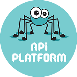 Logo of the API Platform project, which uses Symfony packages