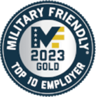 Military Friendly Top 10 Employer 2023