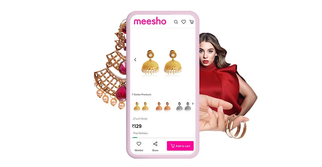 Meesho, an Indian social commerce platform with 150M transacting users, raises $275M