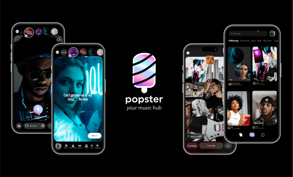 Music video-sharing app Popster uses generative AI and lets artists remix videos
