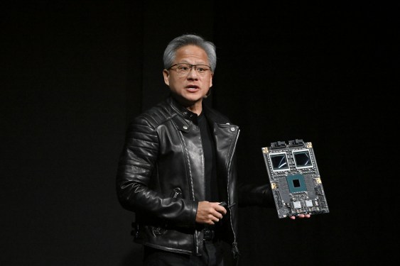 Jensen Huang, co-founder and chief executive officer of Nvidia Corp.