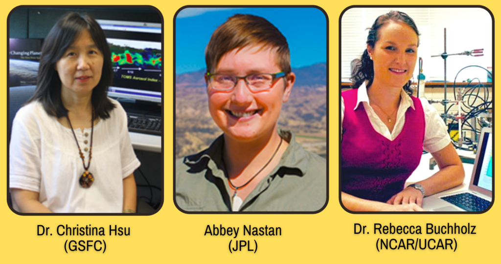 Pictures of the three scientists featured in the post.