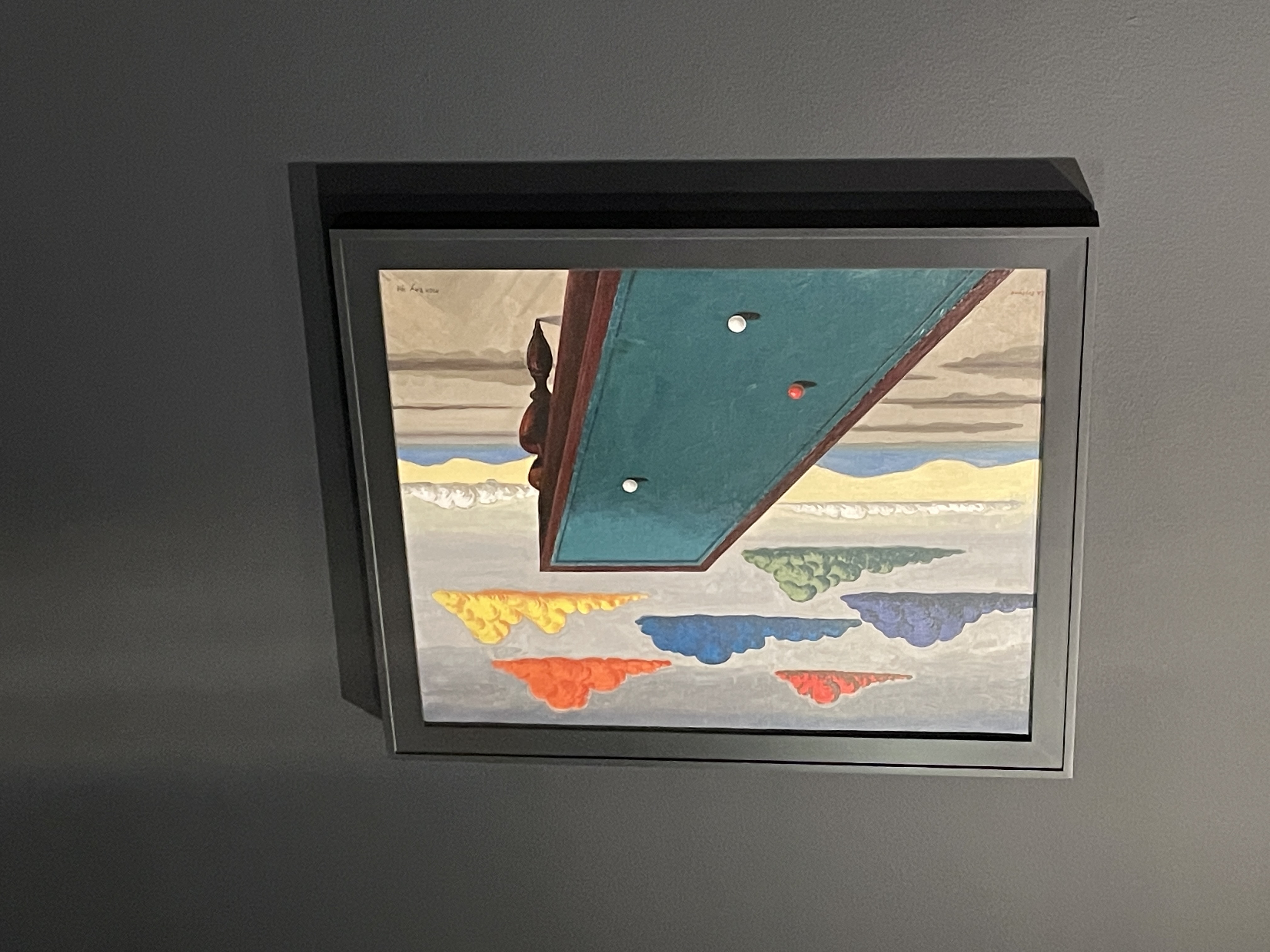 La Fortune by Man Ray, hanging on the wall of the Whitney museum.