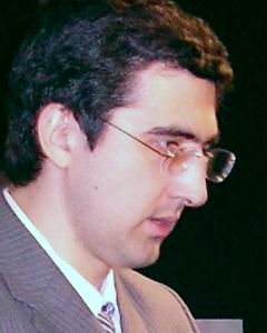 De nieuwe wereldkampioen Vladimir Kramnik