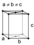 Ortorrômbico, bases centradas