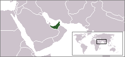 Poziția localității Sharjah