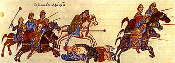Verfolgung der Rus durch die byzantinische Armee, Chronik des Johannes Skylitzes