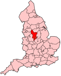 Mappa Derbyshire