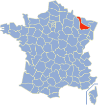 Poloha Meurthe-et-Moselle vo Francúzsku