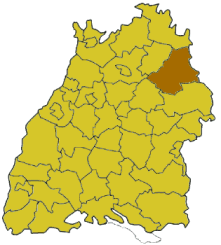 Landkreis Schwäbisch Halls läge i Baden-Württemberg