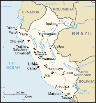 Mapa Perua