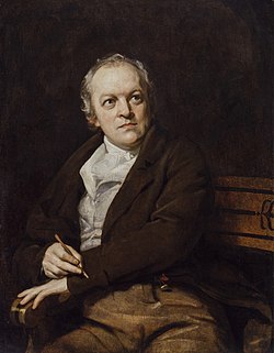 William Blake na portrétu od Thomase Philipse (1807)