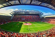 The interior of a stadium.