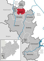 Alsdorf – Mappa