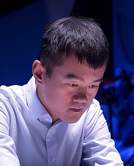 Ding Liren, de winnaar van het toernooi