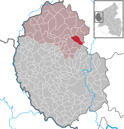 Läget för Hersdorf i Eifelkreis Bitburg-Prüm