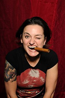 Comedian, Zoe Lyons, publicity shot