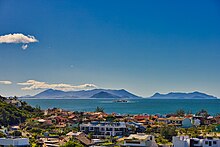 Canto norte da praia central de Garopaba