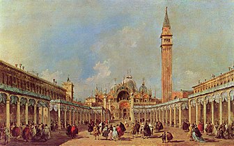 Guardi: Piazza San Marco.